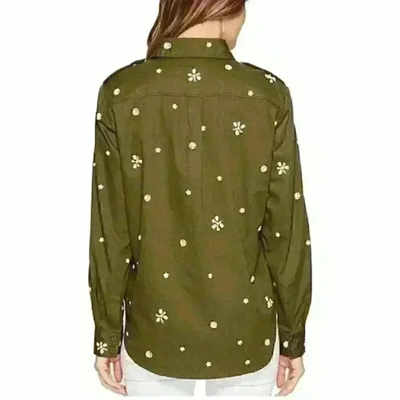 NEW! Joie Women’s XS Hayfa Button-Front Shirt NWT $298 - Picture 2 of 2